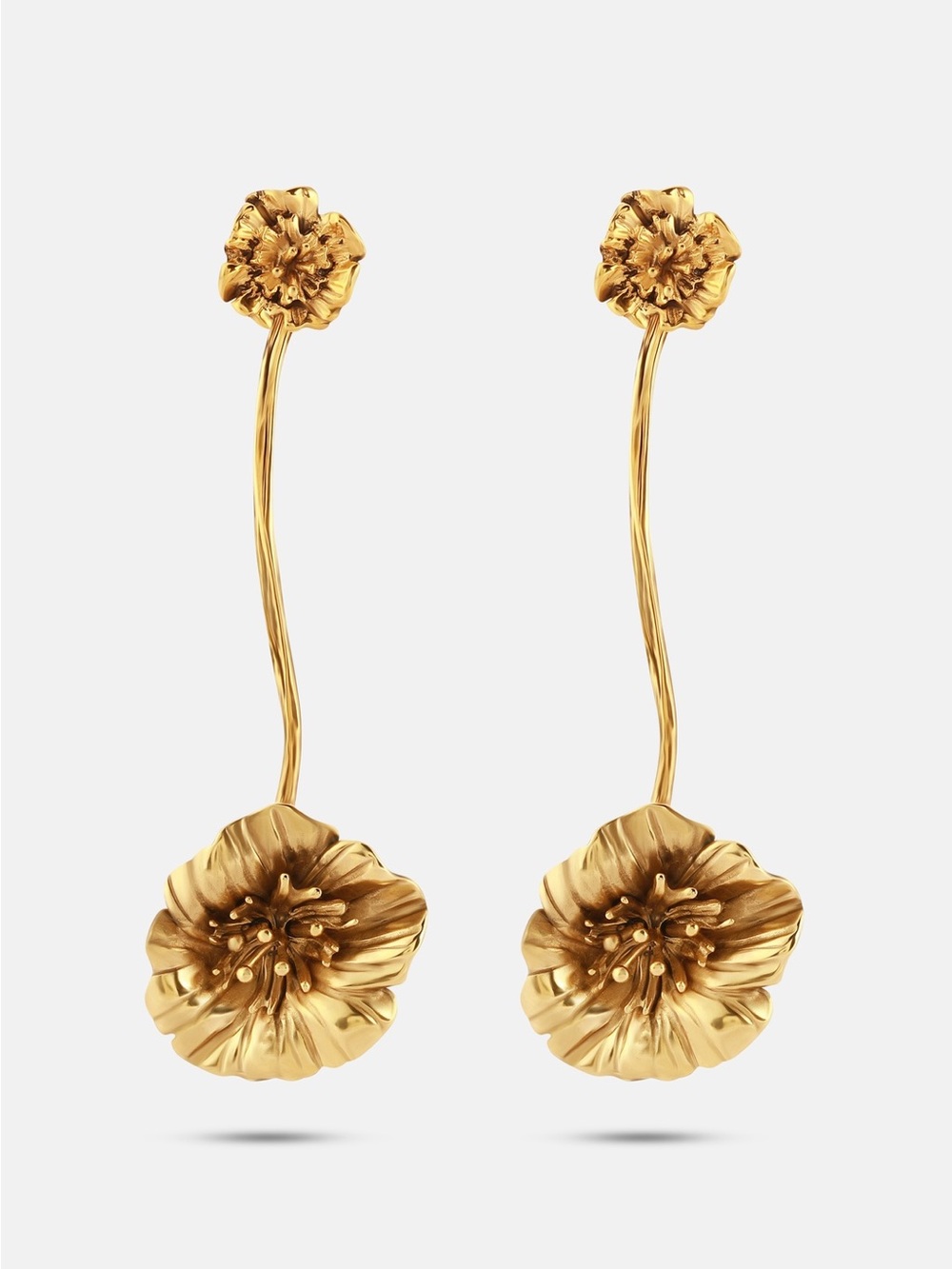 Fleur de Pavot Pendant Earrings